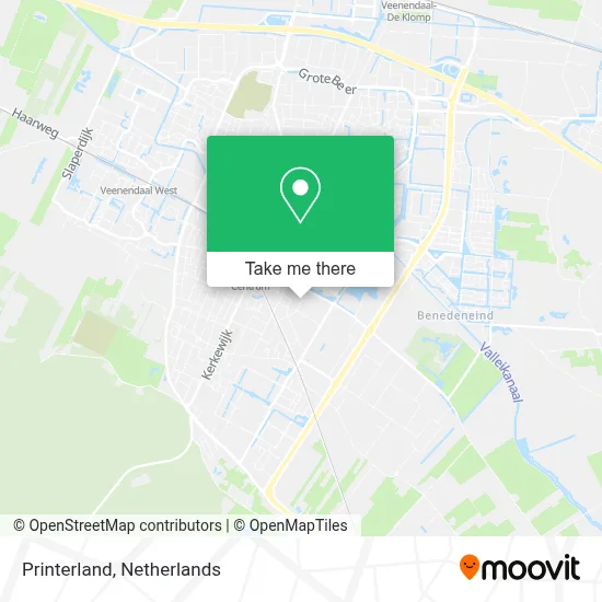 Printerland map