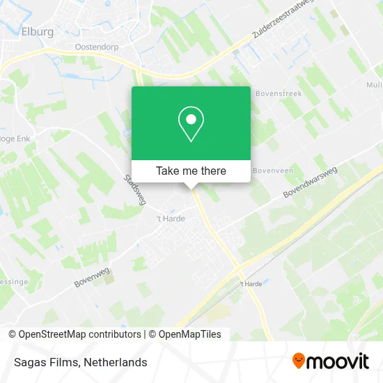 Sagas Films map