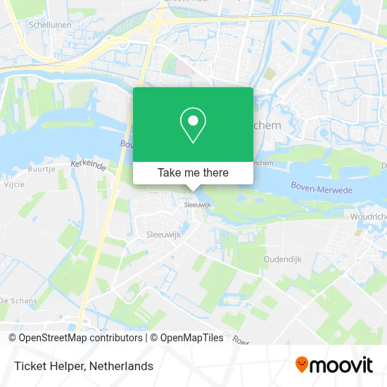 Ticket Helper map