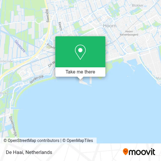 De Haai map