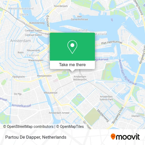 Partou De Dapper map