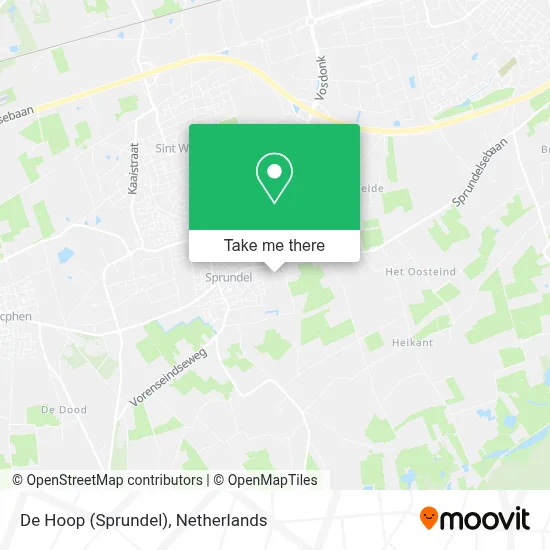 De Hoop (Sprundel) map