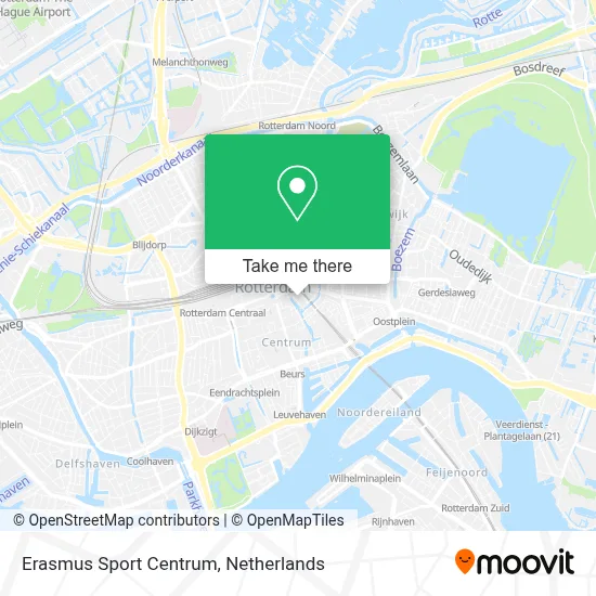 Erasmus Sport Centrum map