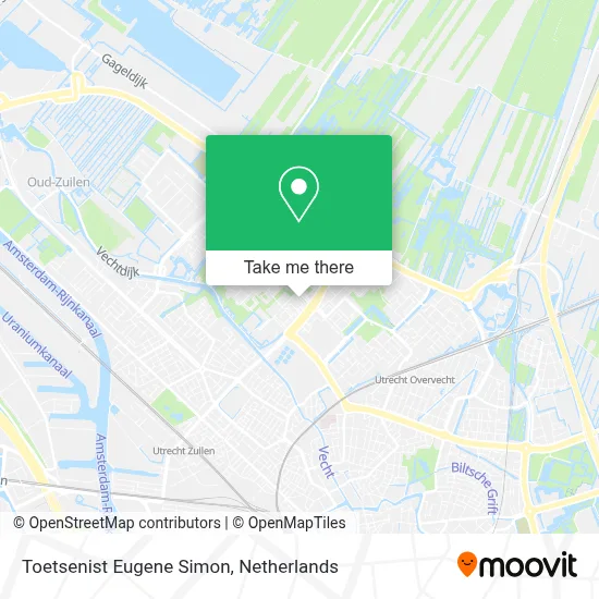 Toetsenist Eugene Simon map