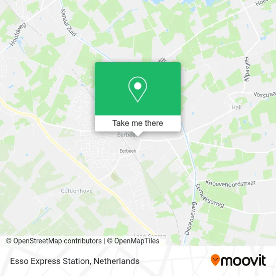 Esso Express Station map