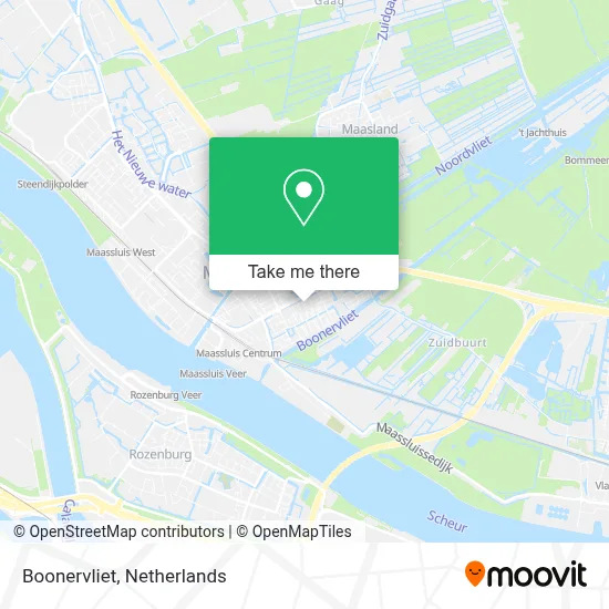 Boonervliet map