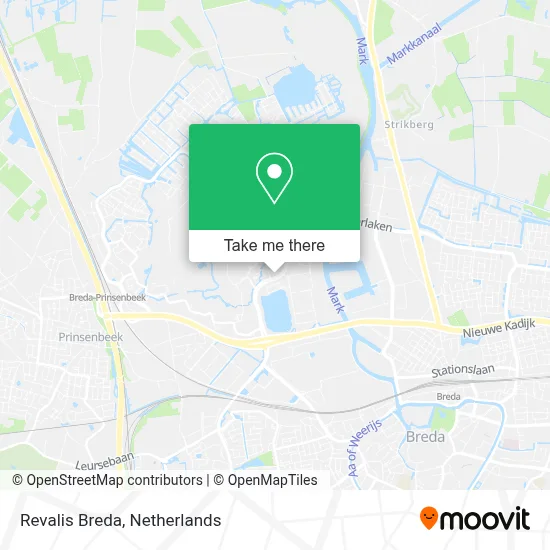 Revalis Breda map