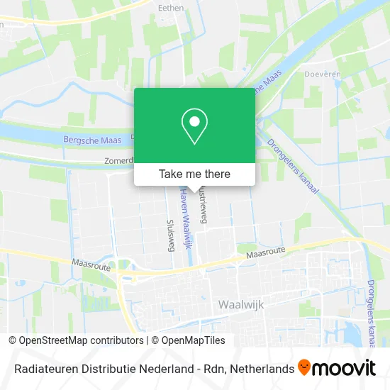 Radiateuren Distributie Nederland - Rdn map