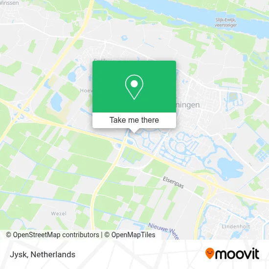 Jysk map
