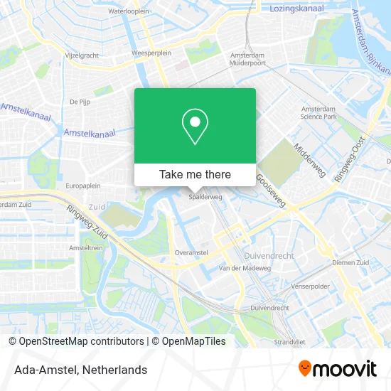 Ada-Amstel map