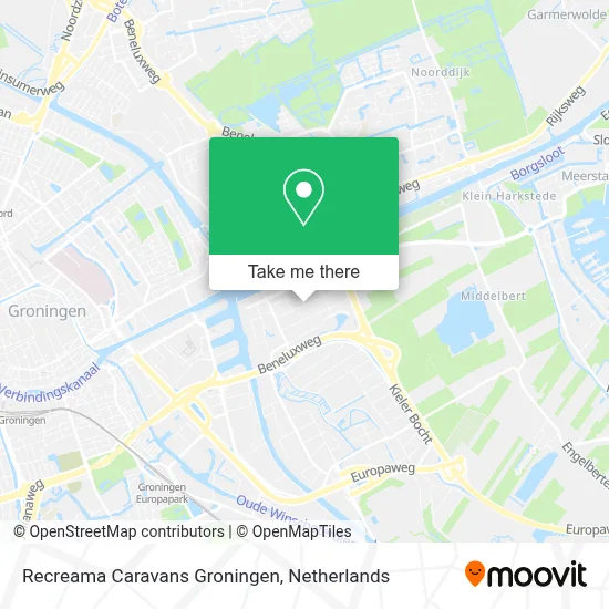 Recreama Caravans Groningen map