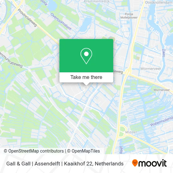 Gall & Gall | Assendelft | Kaaikhof 22 map