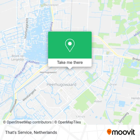 That's Service map