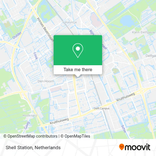 Shell Station map