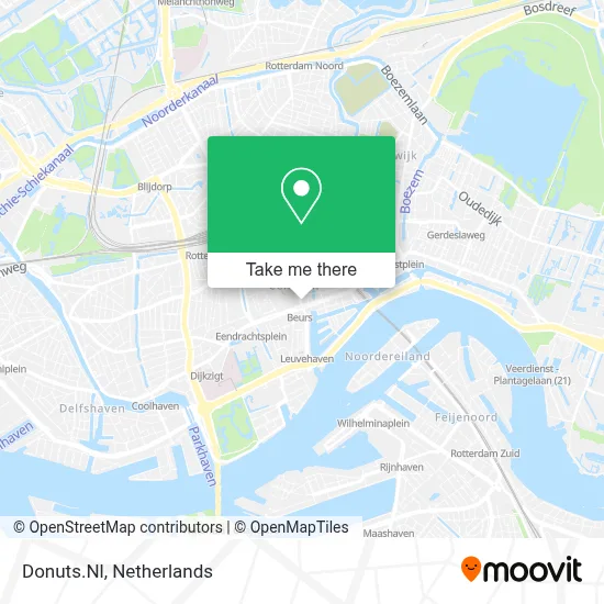 Donuts.Nl map