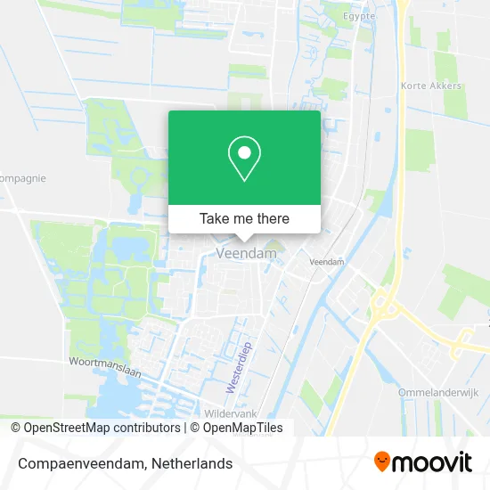 Compaenveendam Karte