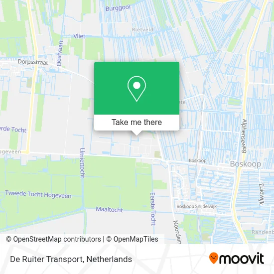 De Ruiter Transport map
