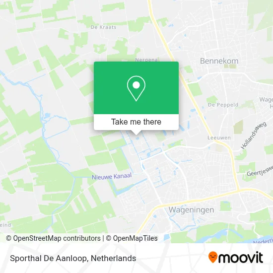 Sporthal De Aanloop map