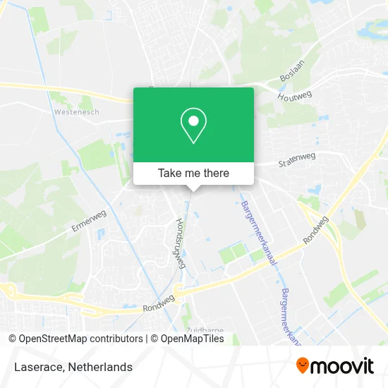Laserace map