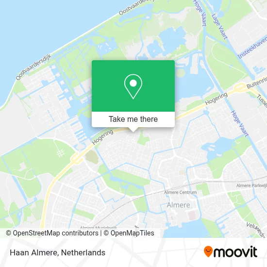 Haan Almere map