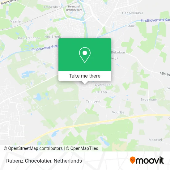 Rubenz Chocolatier map
