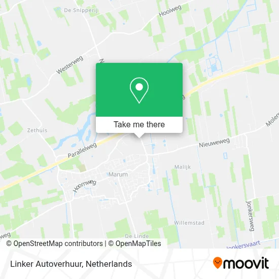 Linker Autoverhuur map