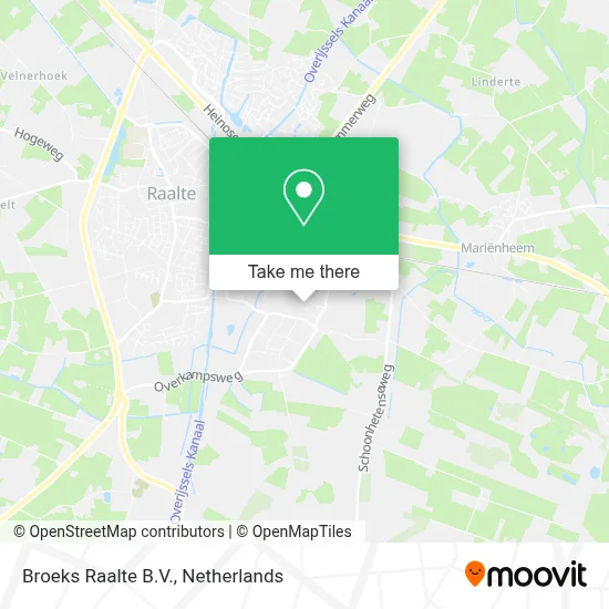 Broeks Raalte B.V. map