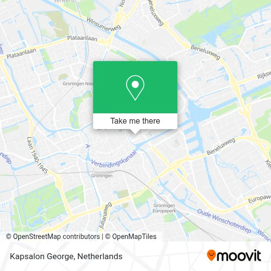 Kapsalon George map