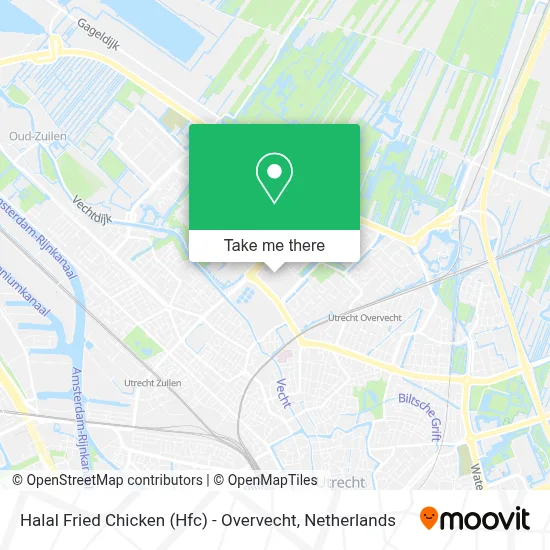 Halal Fried Chicken (Hfc) - Overvecht map