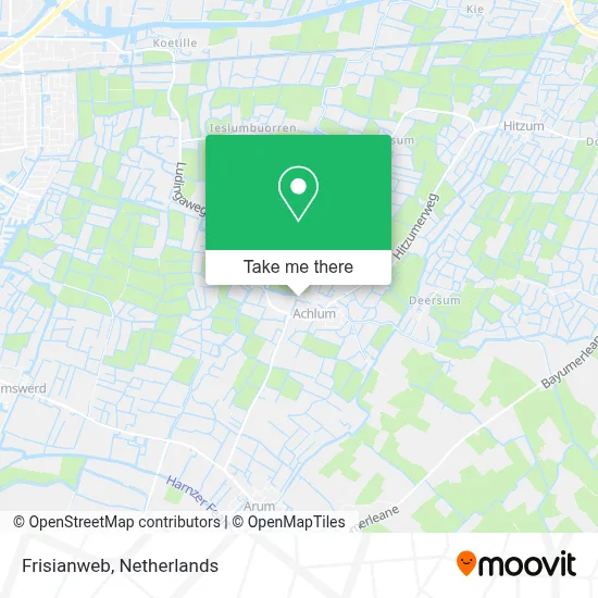 Frisianweb map