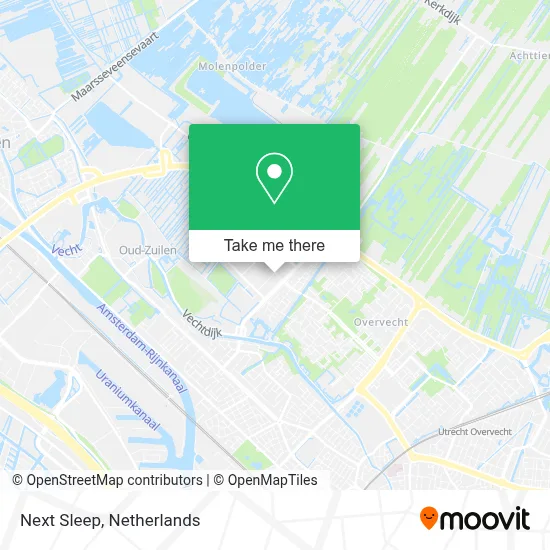 Next Sleep map