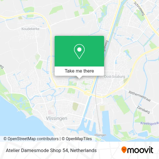 Atelier Damesmode Shop 54 map