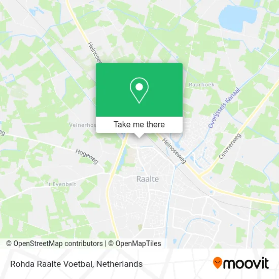 Rohda Raalte Voetbal map