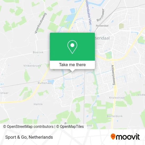 Sport & Go map