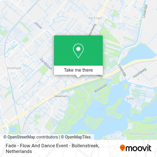 Fade - Flow And Dance Event - Bollenstreek map