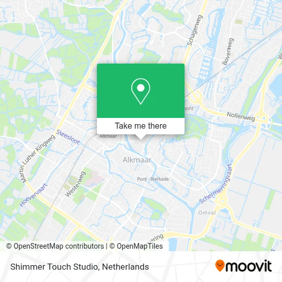 Shimmer Touch Studio map