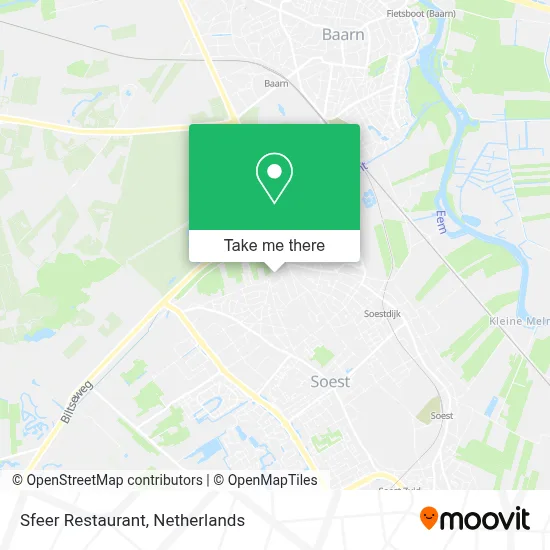 Sfeer Restaurant map