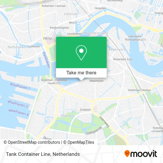 Tank Container Line map