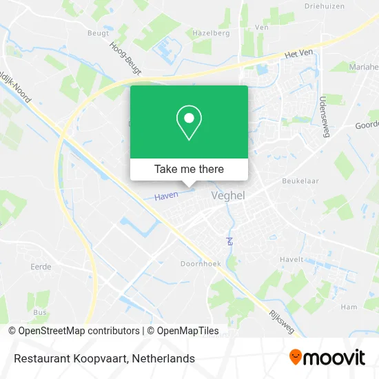 Restaurant Koopvaart map