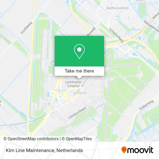 Klm Line Maintenance map