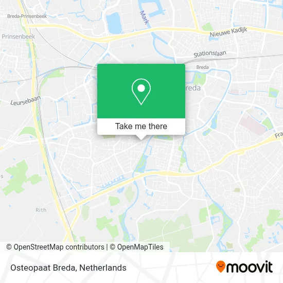 Osteopaat Breda map