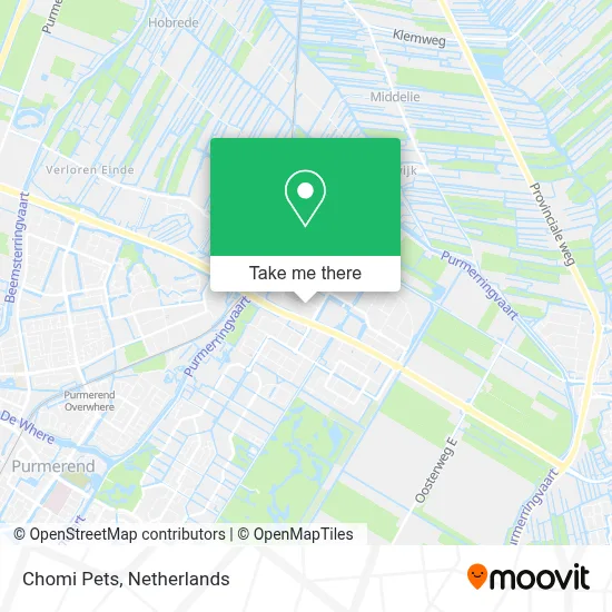 Chomi Pets map