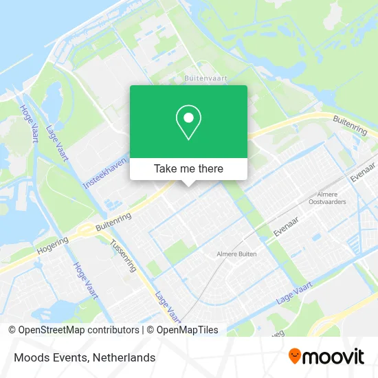 Moods Events map