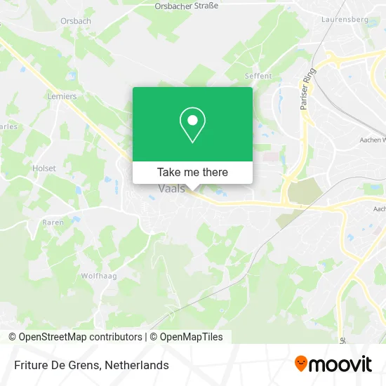 Friture De Grens map