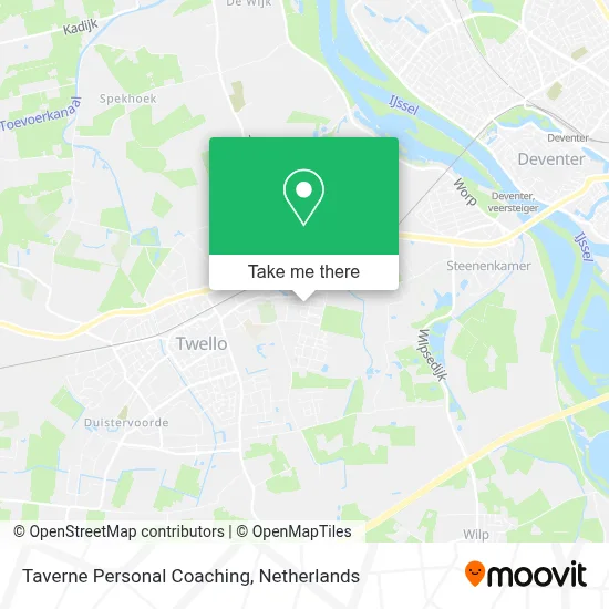 Taverne Personal Coaching map