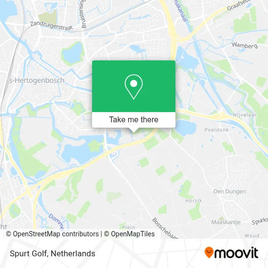 Spurt Golf map