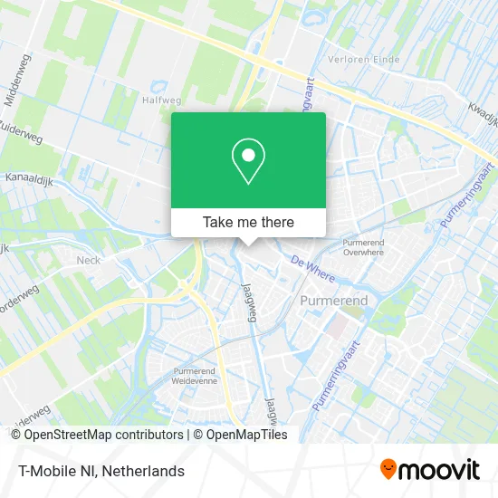 T-Mobile Nl map