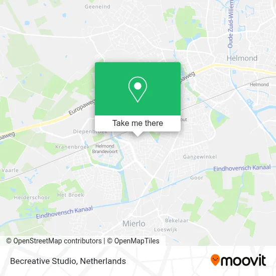 Becreative Studio map