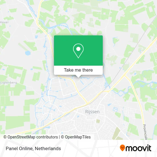 Panel Online map
