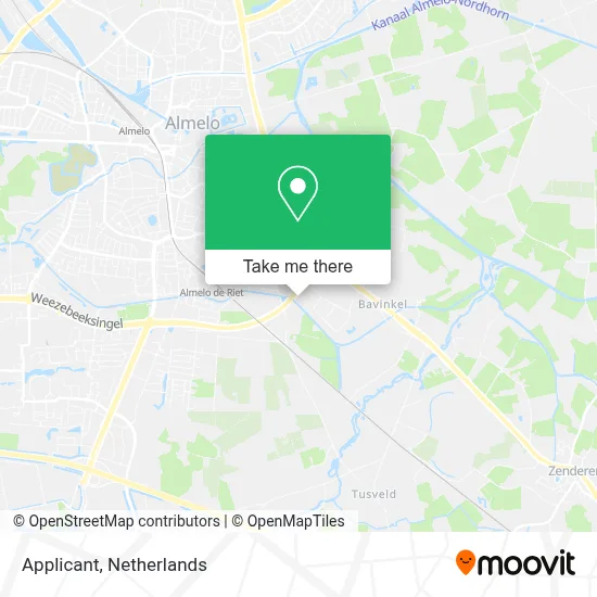 Applicant map